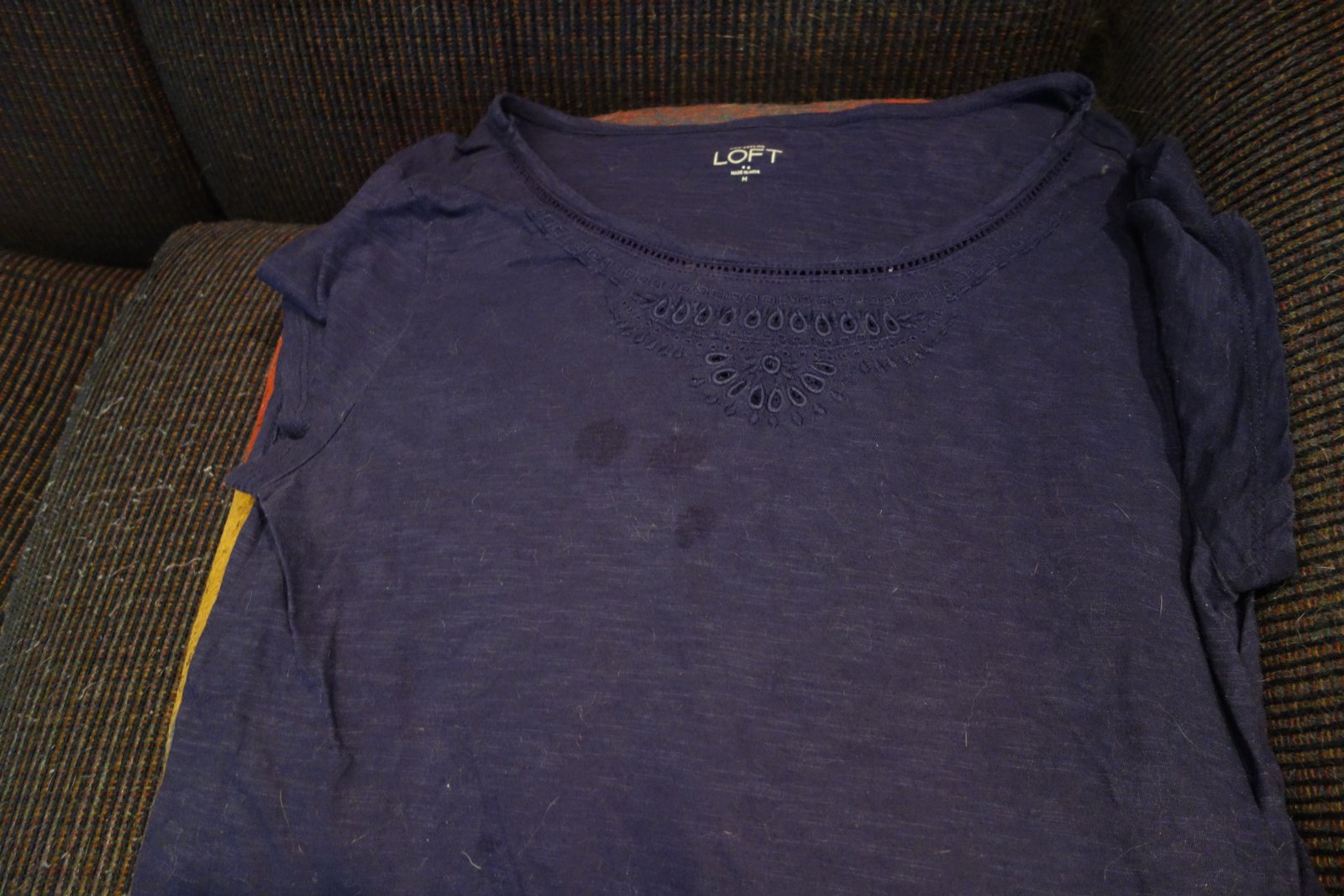 Olive Oil Stain on Tshirt