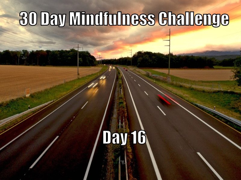 30 Day Mindfulness Challenge Day 16