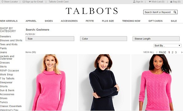 Talbots Cashmere Sweater